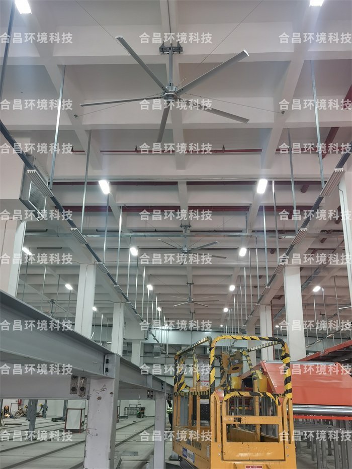 工业大风扇+环保空调厂房降温方案