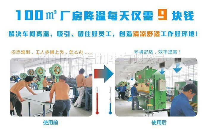环保空调降温对比
